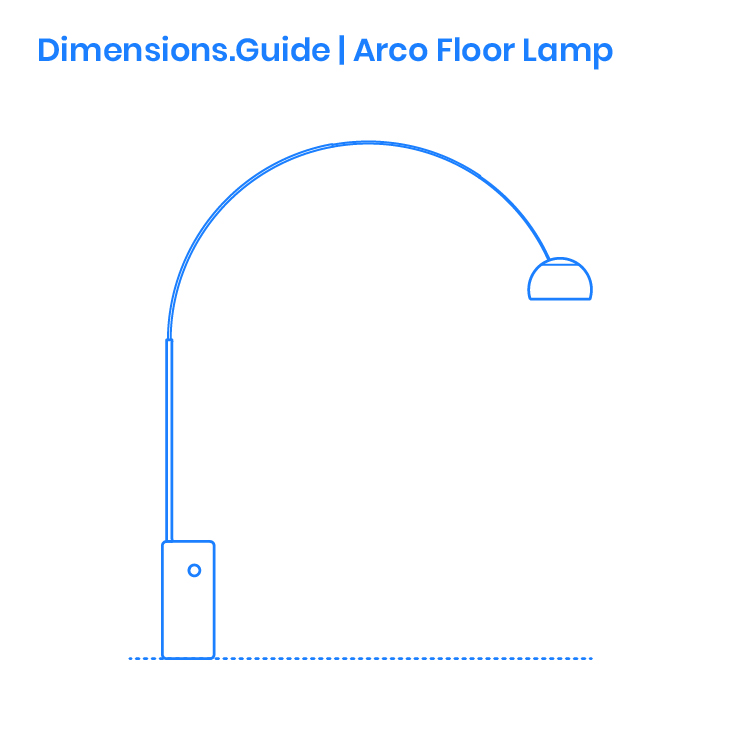 Arco Floor Lamp Dimensions Drawings Guide