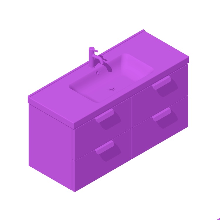 IKEA Godmorgon / Odensvik Single Vanity - 4 Drawers, Tab