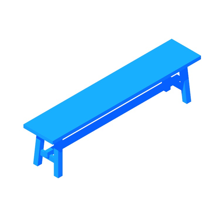 IKEA Möckelby Bench Dimensions & Drawings | Dimensions.com
