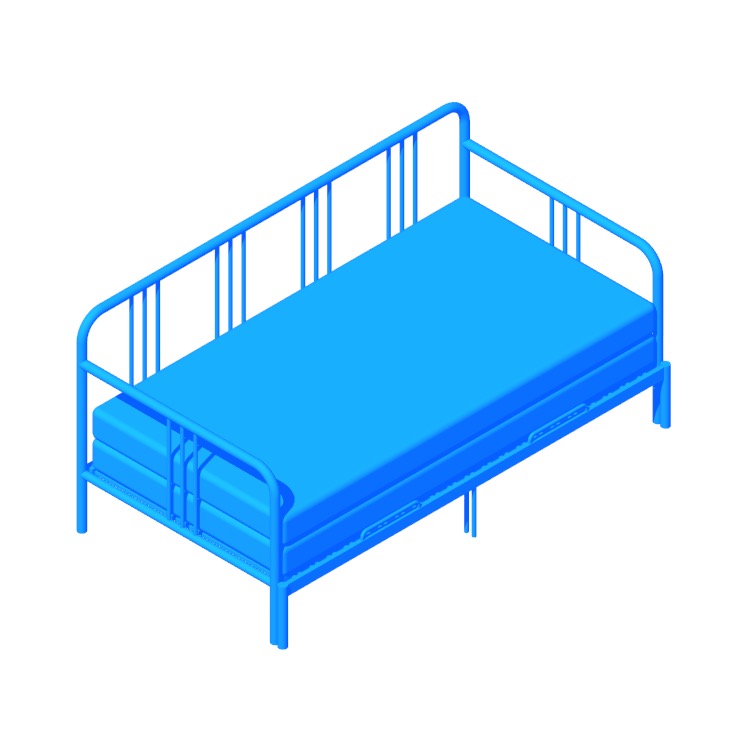 IKEA Fyresdal Daybed Dimensions & Drawings | Dimensions.com