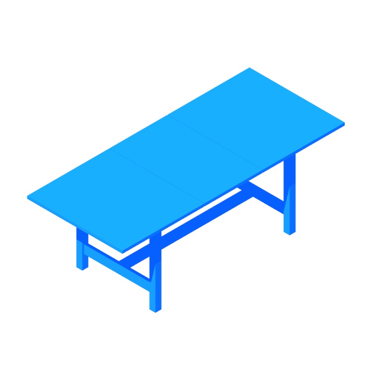 IKEA Lerhamn Table - Rectangular Dimensions & Drawings
