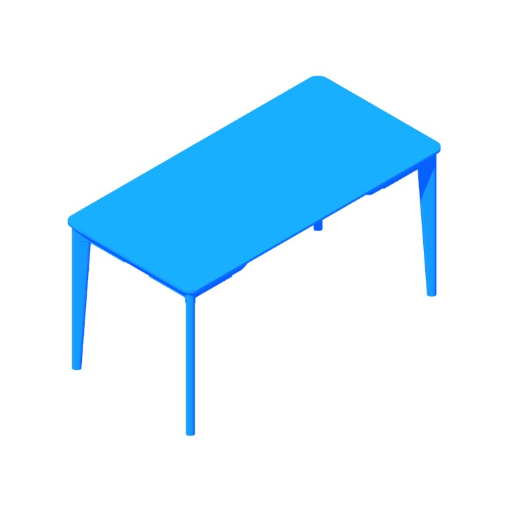 IKEA Lerhamn Table - Rectangular Dimensions & Drawings