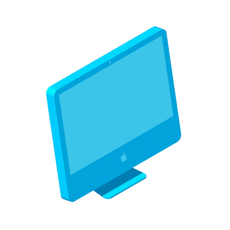 Apple iMac G5 - 17” (2004) Dimensions & Drawings | Dimensions.com