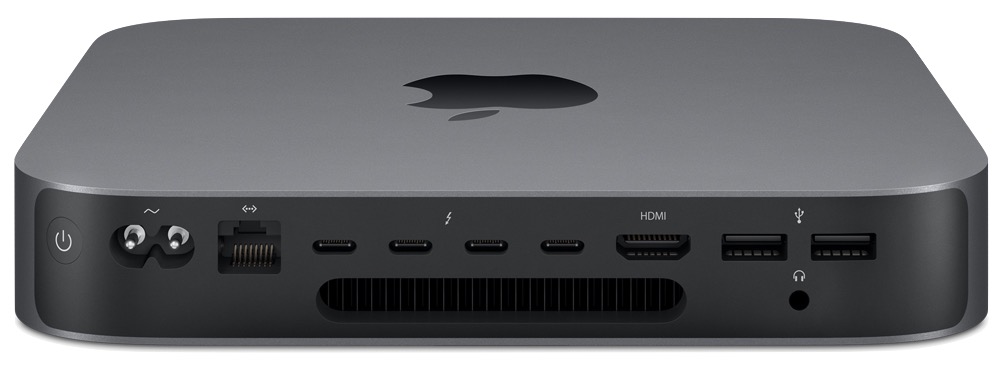 image of new mac mini and its ports
