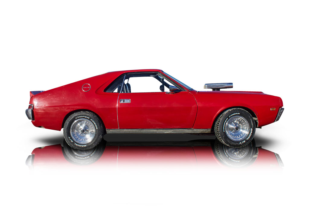 Passenger side photo of vehicle