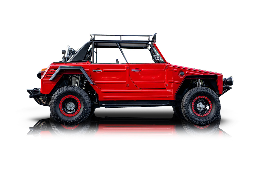 Passenger side photo of vehicle