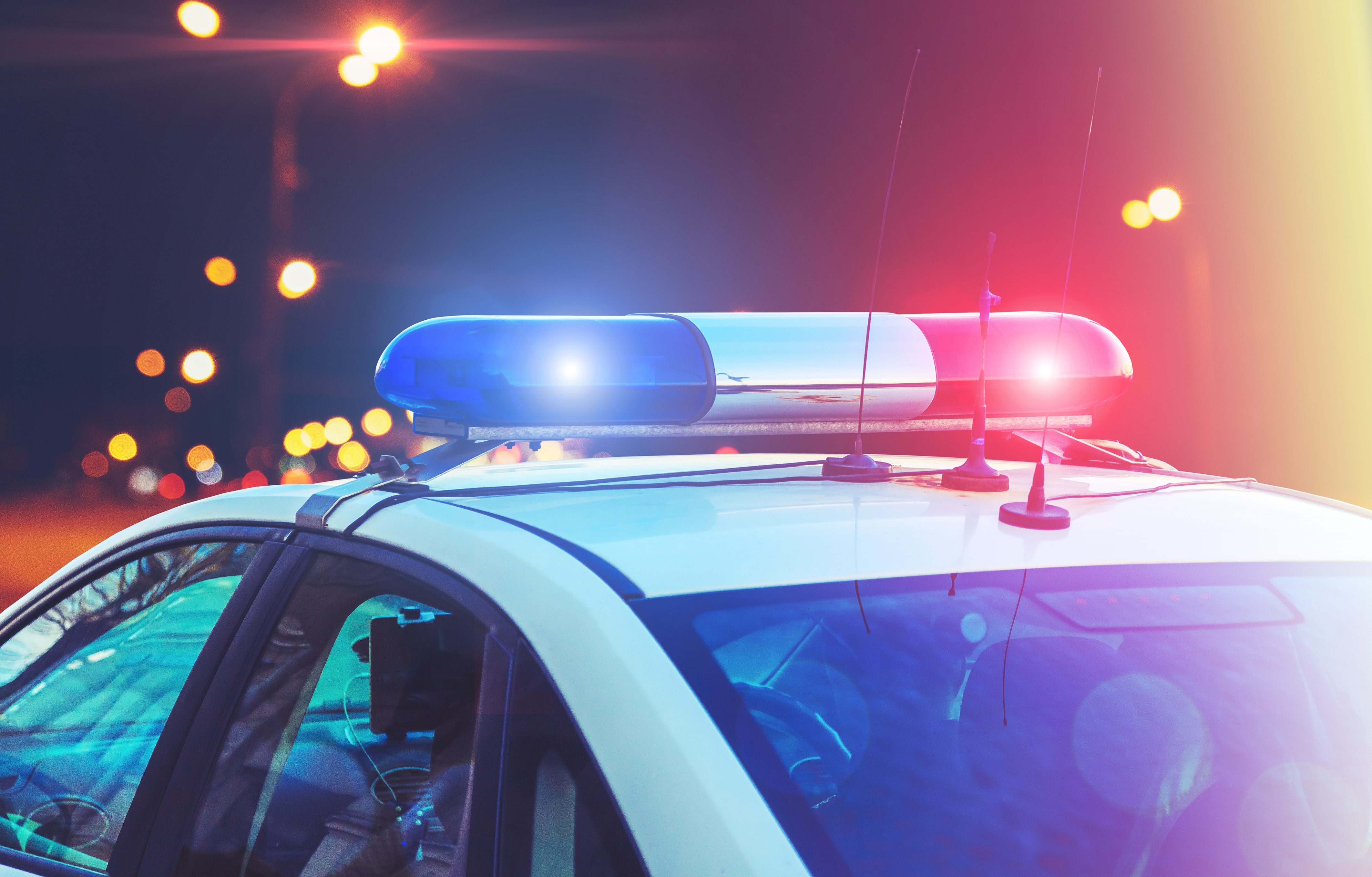 Police Sirens on Police Car