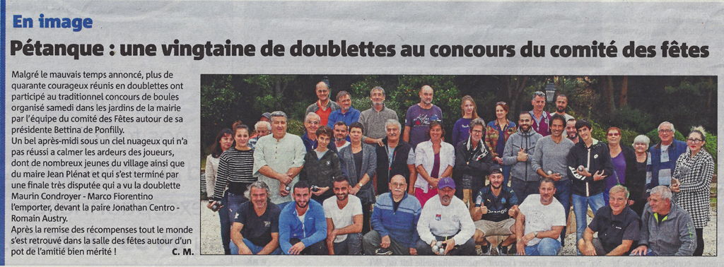 Concours de boules