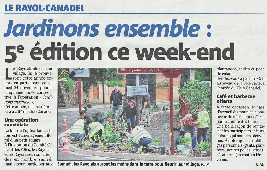 Jardinons ensemble
