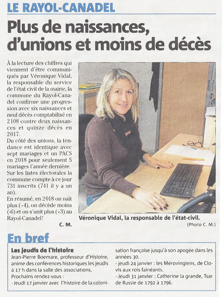 Démographie en 2018