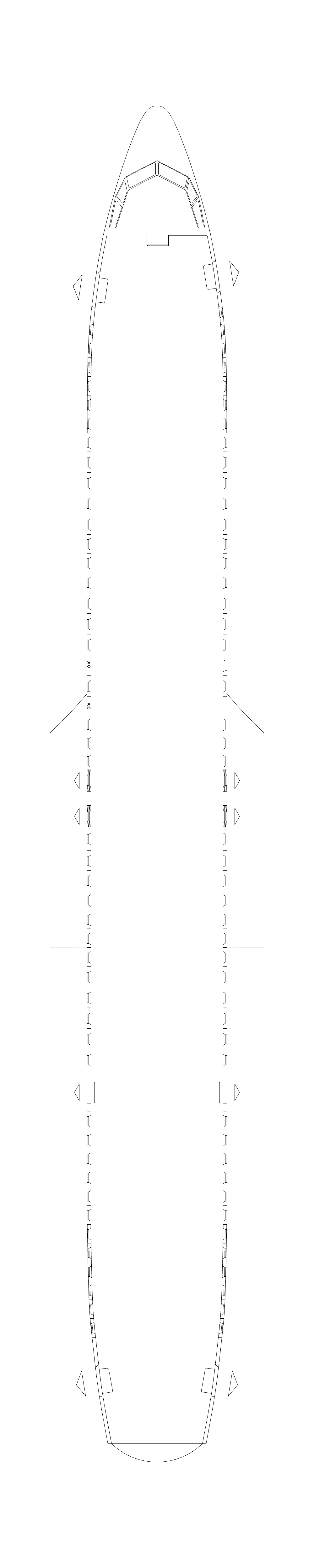 BOEING BUSINESS JET BBJ 737-9 INTERIOR LAYOUT