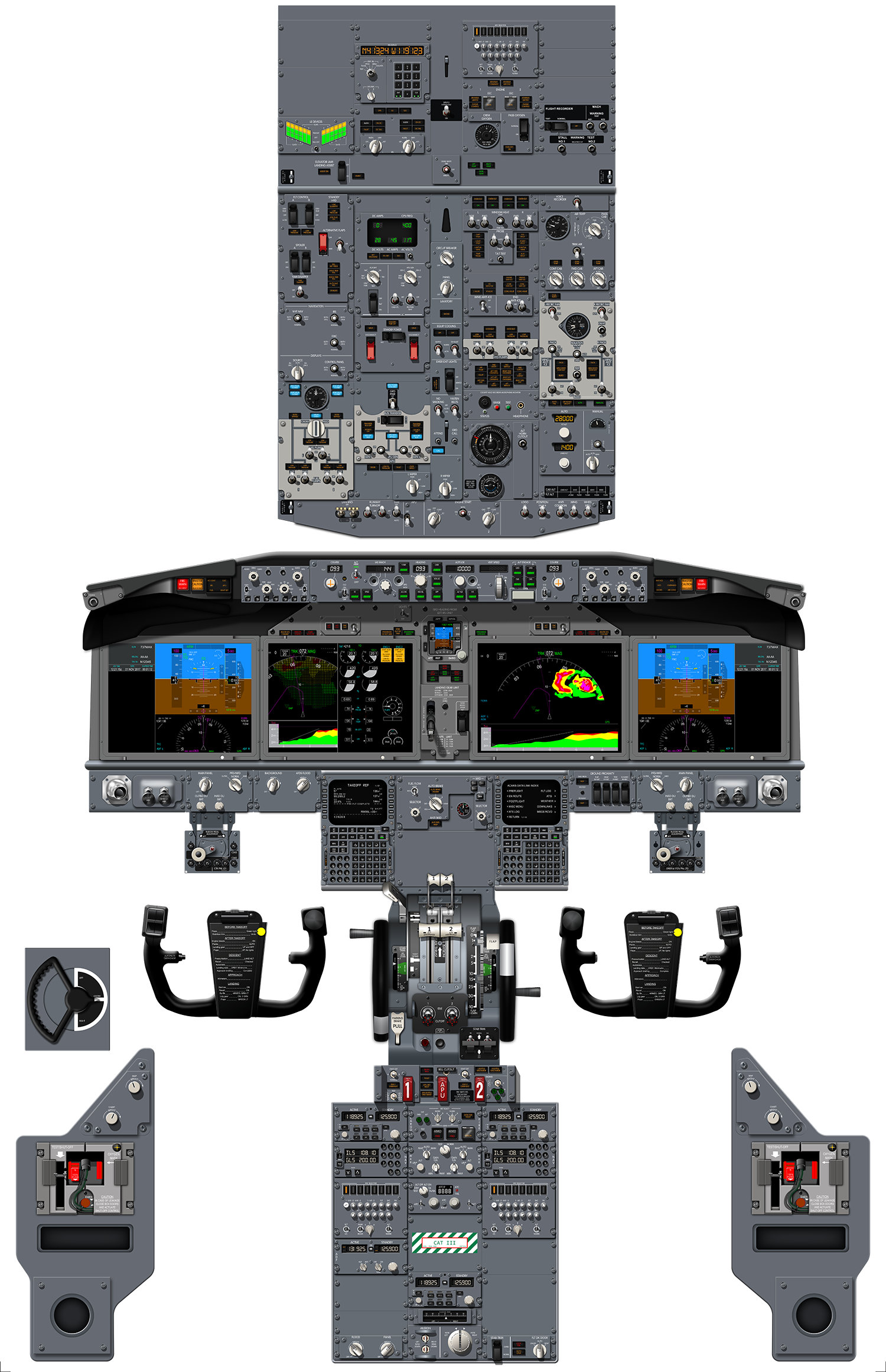 boeing 737 max cockpit layout
