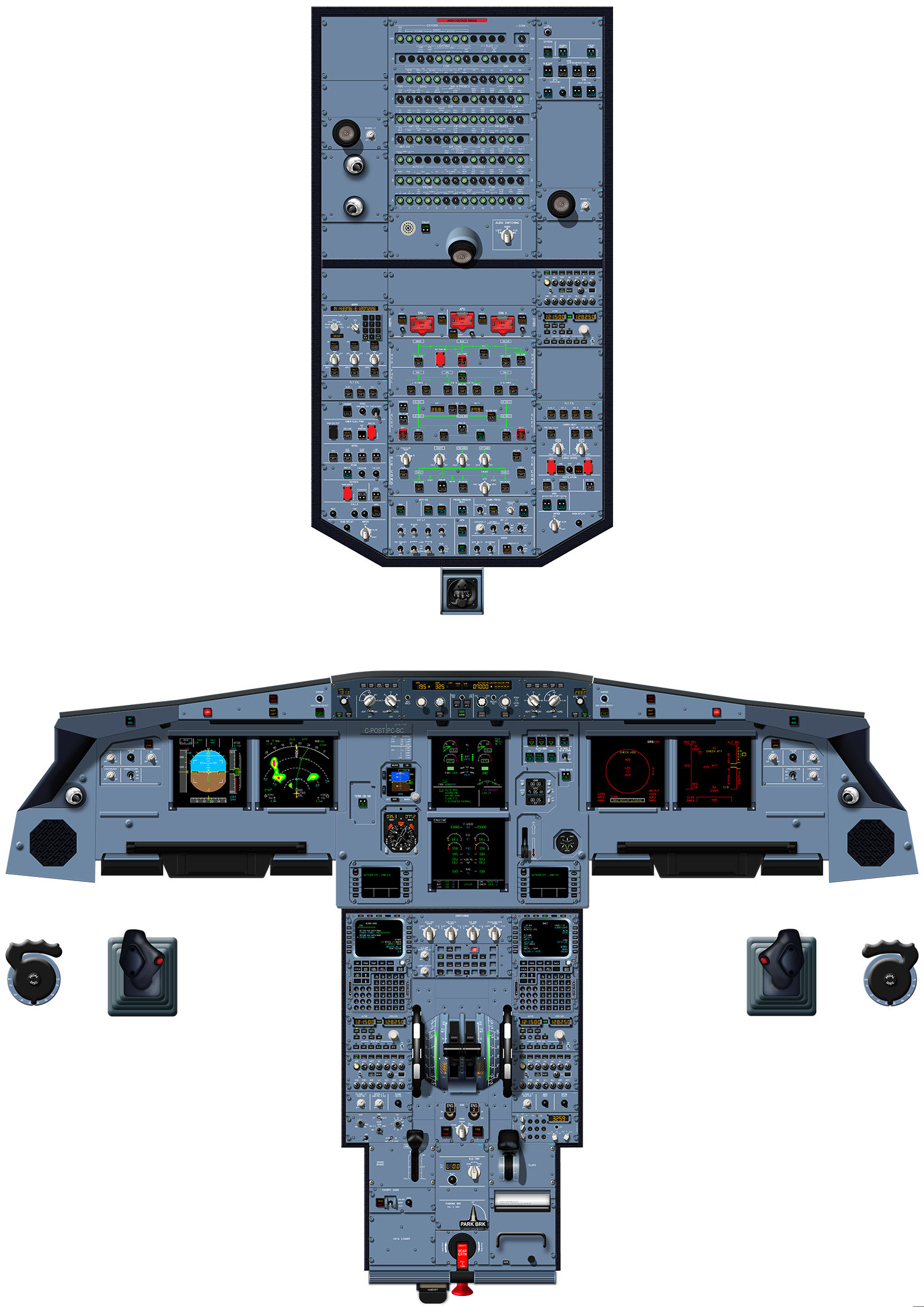 airbus a320neo cockpit layout