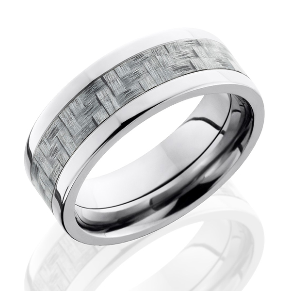 Men S Anium Wedding Band With Carbon Fiber Inlay Henry Wilson Men S Anium Wedding Band With Carbon Fiber Inlay