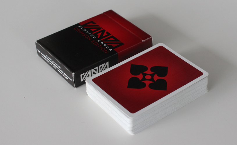 Vanda playing cards crimson edition