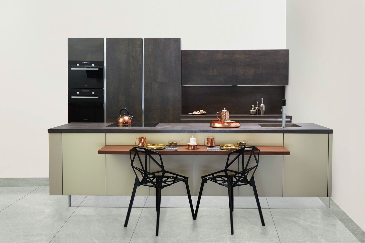 folding dining table attached to wall