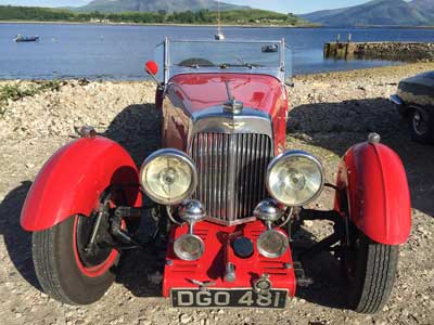A wonderful vintage Aston Martin visits The Pierhouse in June