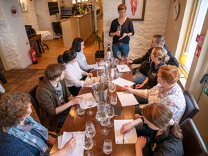 Wine tasting for the new 2019 wine list at The Pierhouse