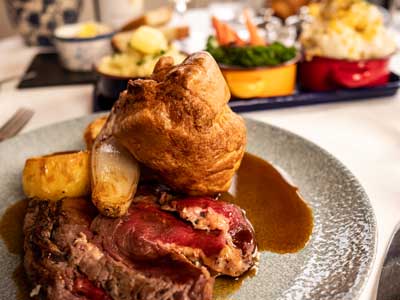 A delicious Sunday Roast Lunch at The Pierhouse