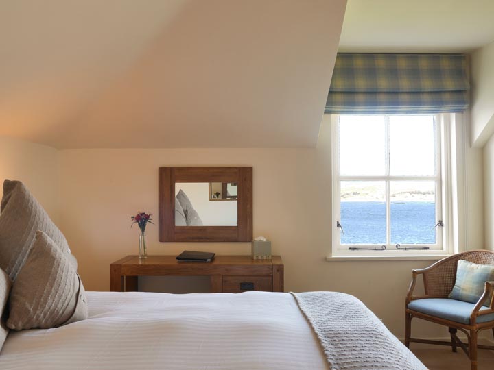Sea view room at The Pierhouse Hotel