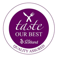 Visit Scotland Taste Our Best accredited