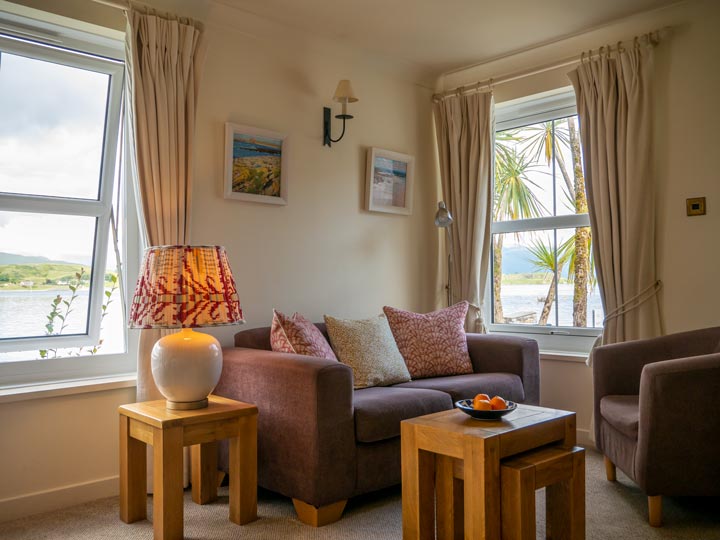 Superior sea view room at The Pierhouse Hotel