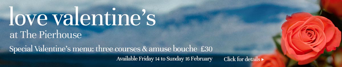 Pierhouse Hotel gift vouchers: rooms, dining or treats