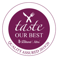 Visit Scotland Taste Our Best accredited