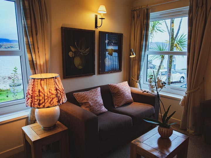 Superior sea view room at The Pierhouse Hotel