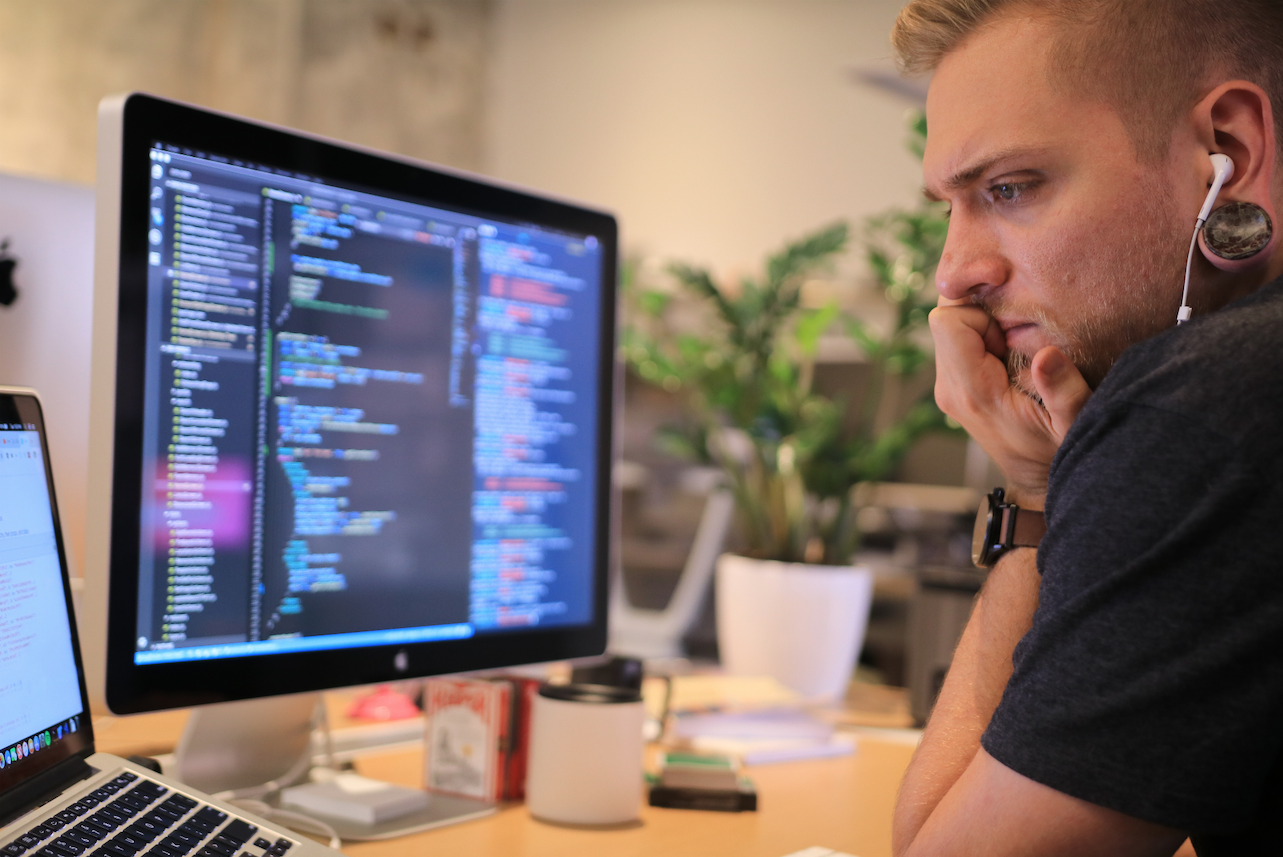 Developer working