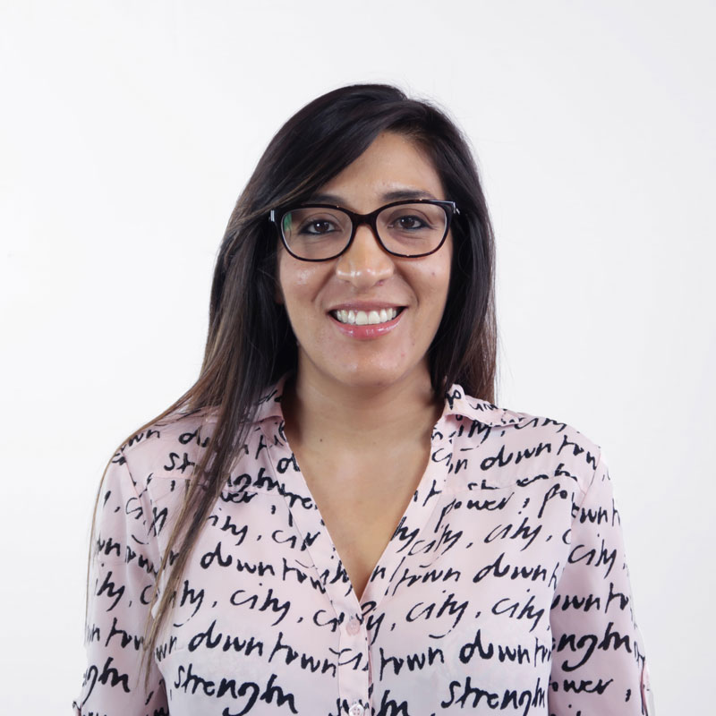 Pamela smiling