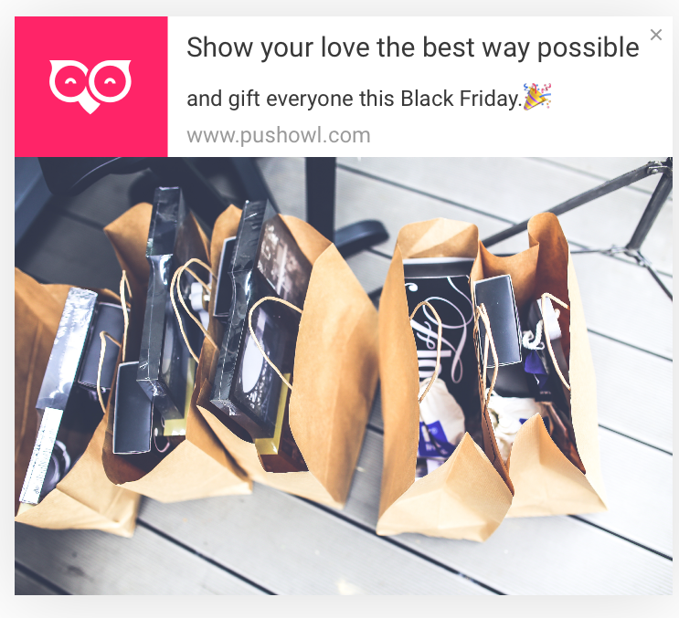 Push notification ideas for black friday