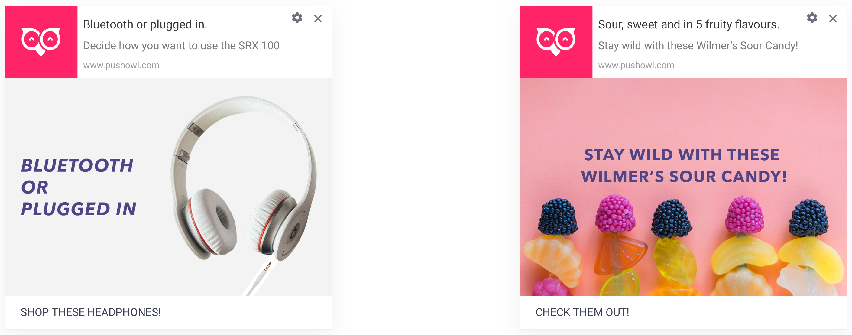 product promotion notifications