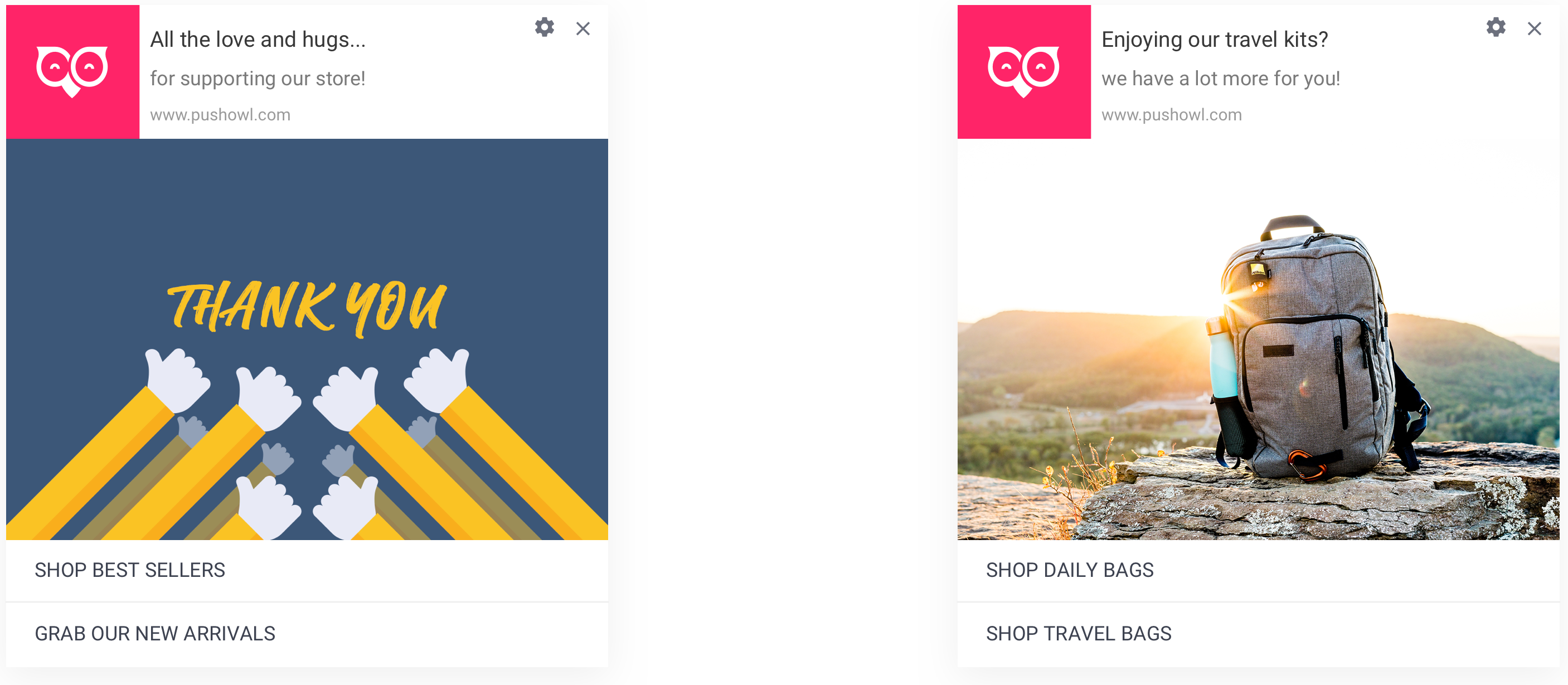 engaging customers notifications
