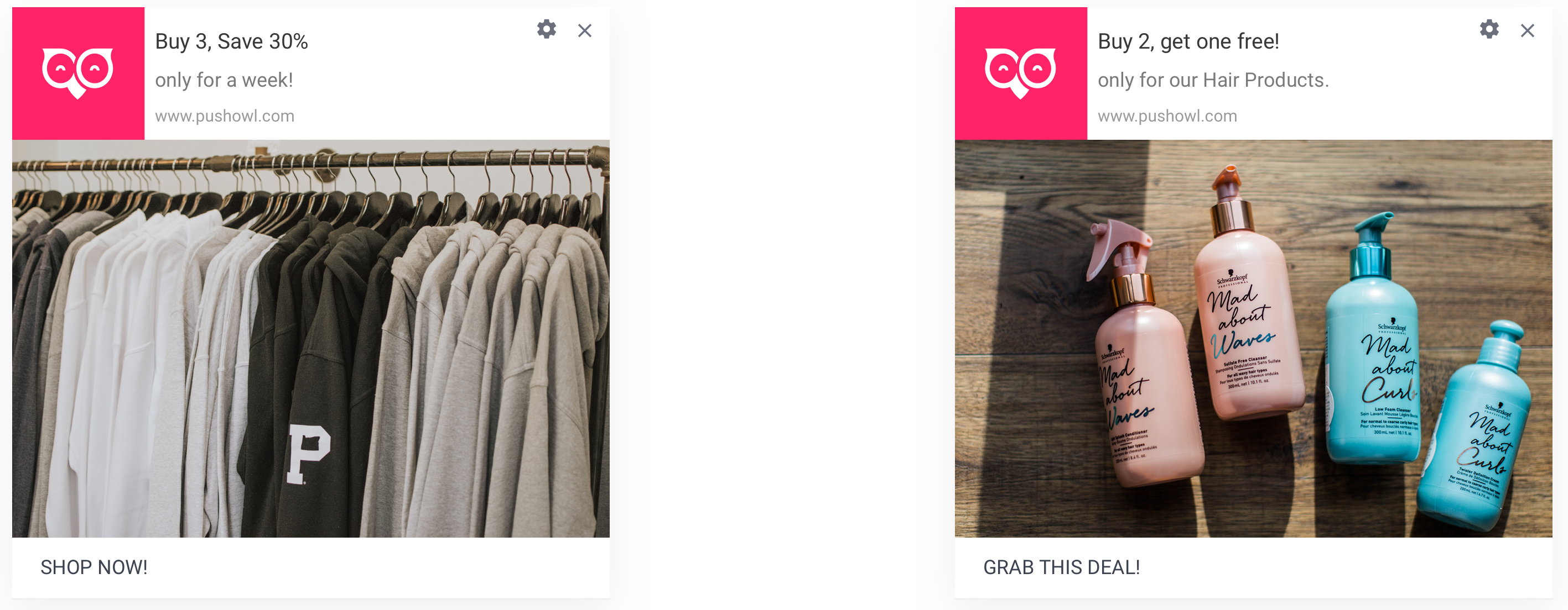 bogo promotion notifications