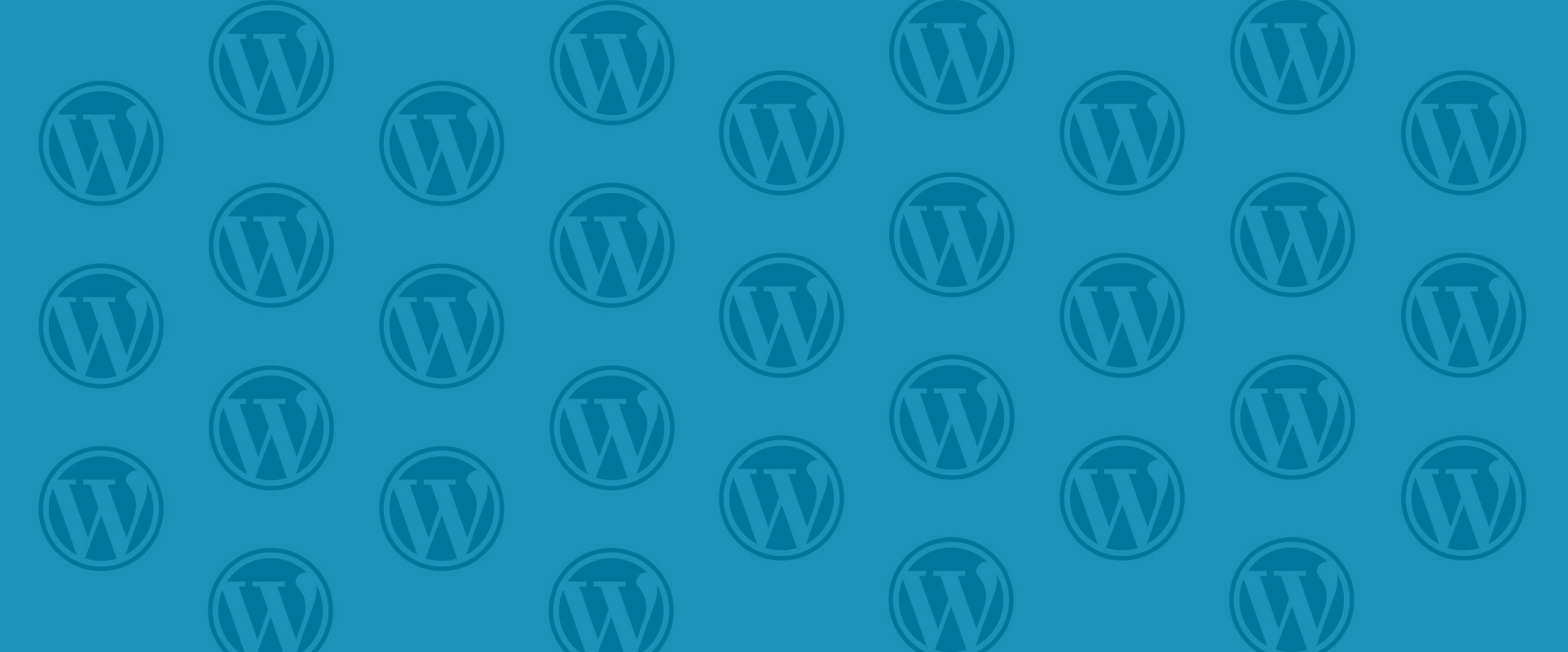 Multiple WordPress Logo's behind a web page