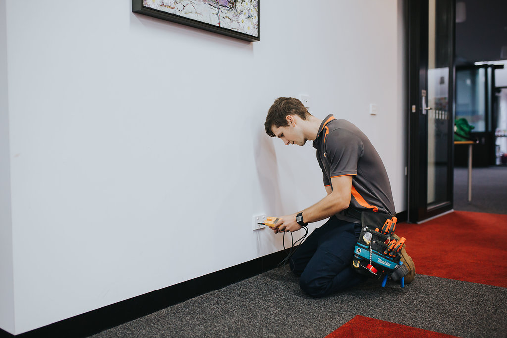 Camberwell Electrician Installing a Power Outlet