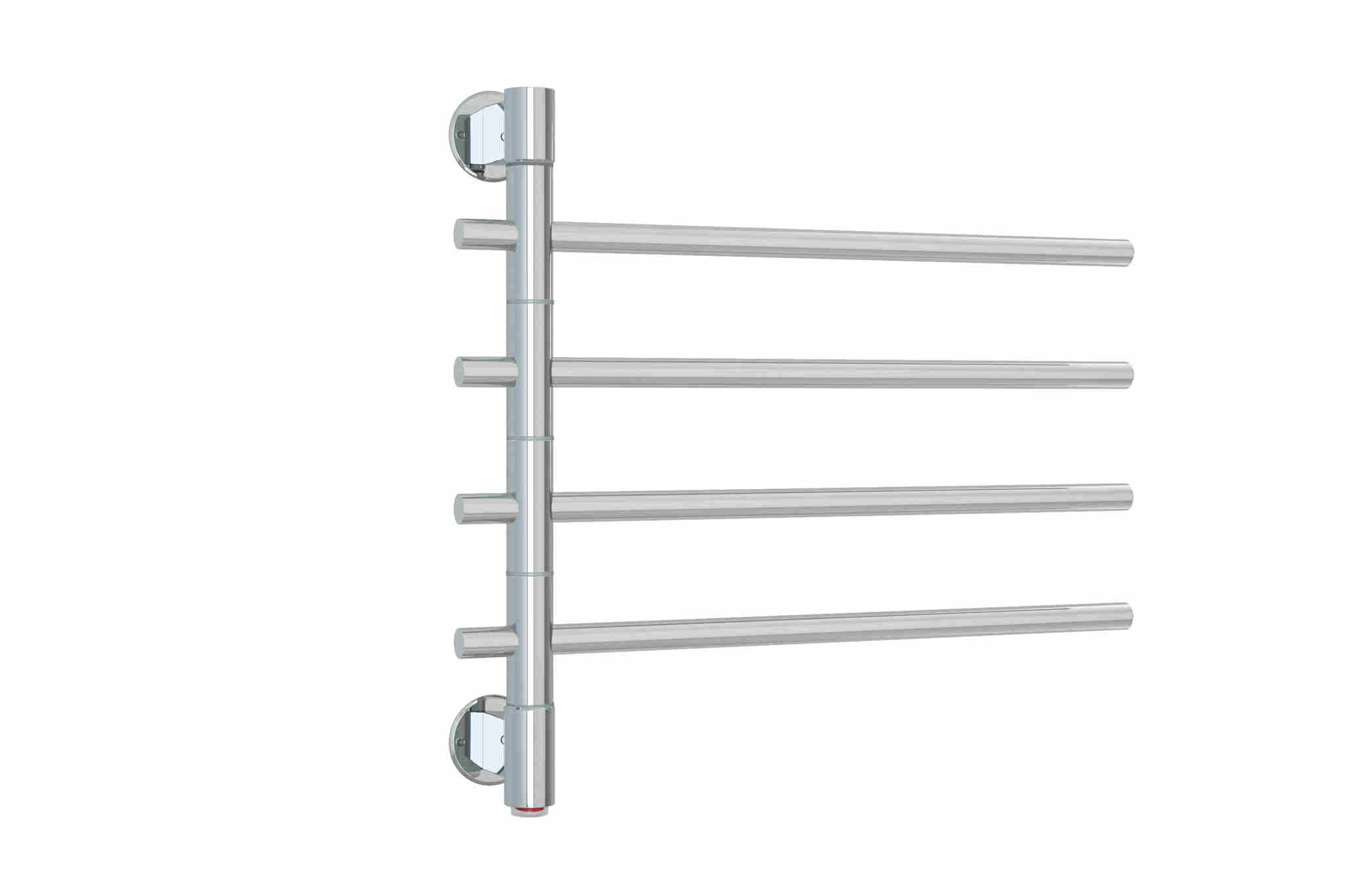 Swivel heated towel rail