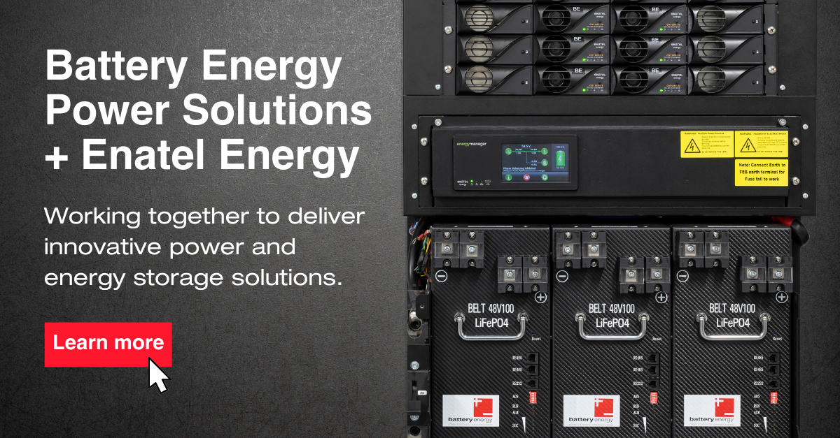 Battery Energy Power Solutions + Enatel Energy News Battery Energy