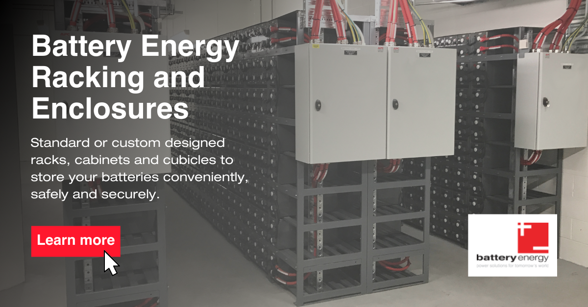 Battery racking and enclosures Technical details Battery Energy