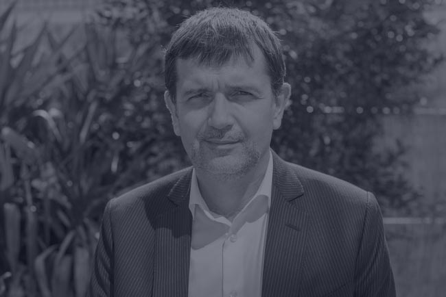 Photo pleine page de Pierre Guimard directeur fondateur de Keley