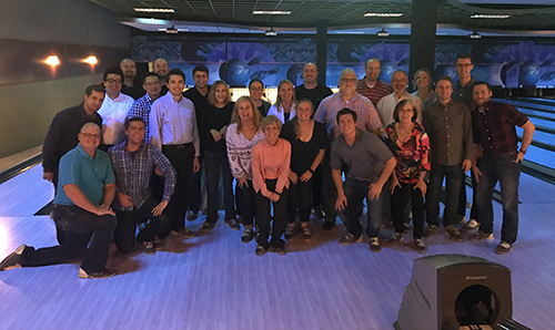 Porte Brown bowling night