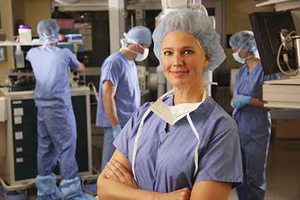Doctor in surgery operating room