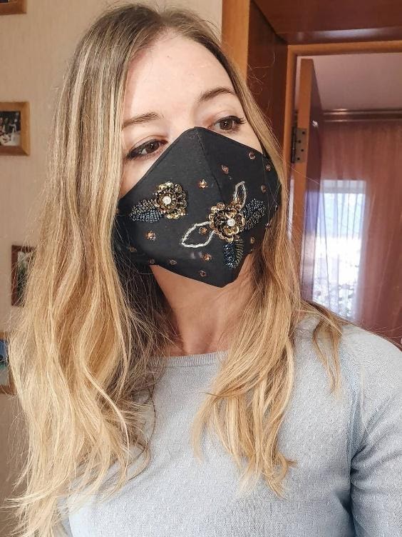 5 Gorgeous Beaded and Lace Handmade Masks - Stylish and Functional! - The Beading Gem's Journal