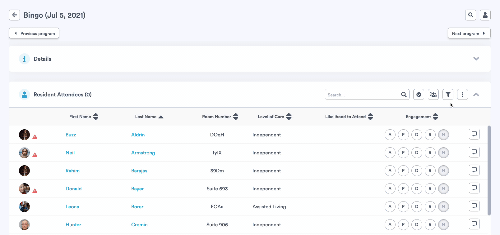LOC-filter-attendance