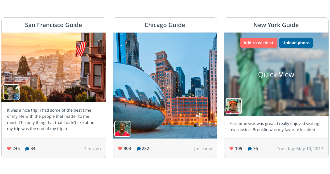 VacayBug - Itineraries