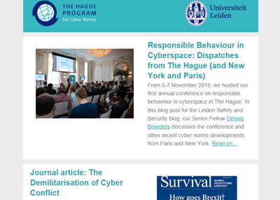 Newsletter: December 2018