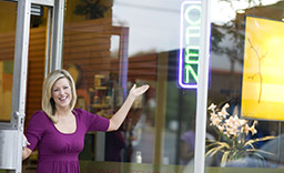 Business owner opening her business after COVID-19
