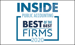 INSIDE Public Accounting Best of the Best Firms 2020 logo