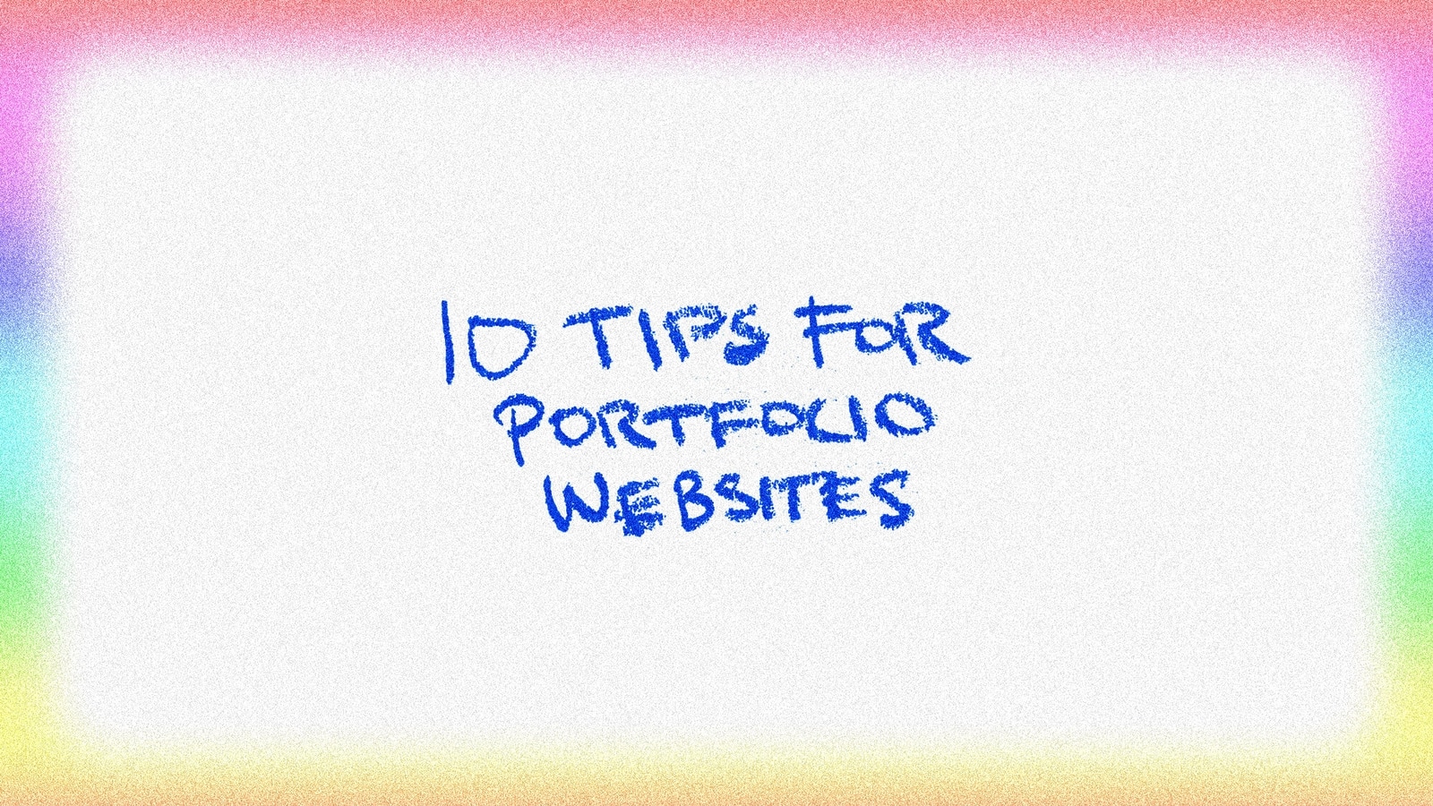 Top 10 Tips To Quickly Create A Design Portfolio Website | The Design Guy